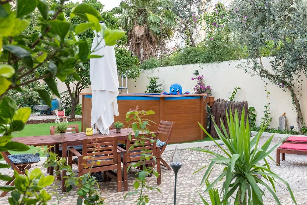 Graca Palace With Private Pool Garden Лиссабон